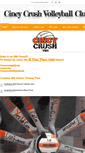 Mobile Screenshot of cincycrushvolleyballclub.com